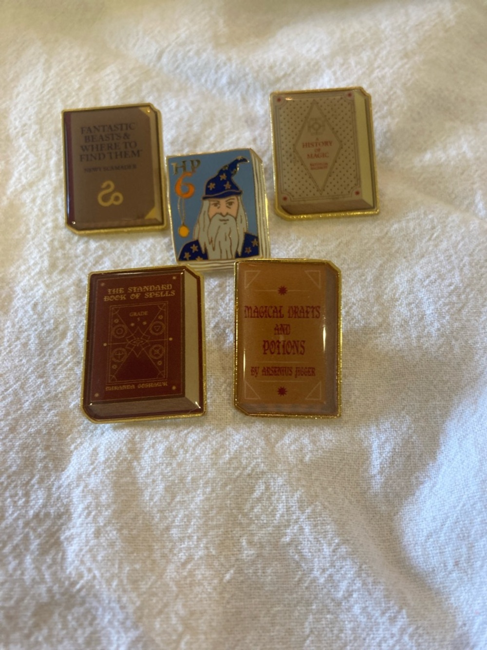 NWOT Assorted Harry Potter Book Pins
